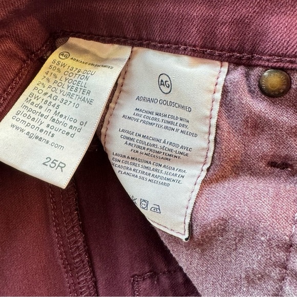 AG Adriano Goldschmied The Farrah High Rise Skinny Jeans Size 25R - Picture 3 of 12